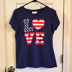 Patriotic LOVE Tee